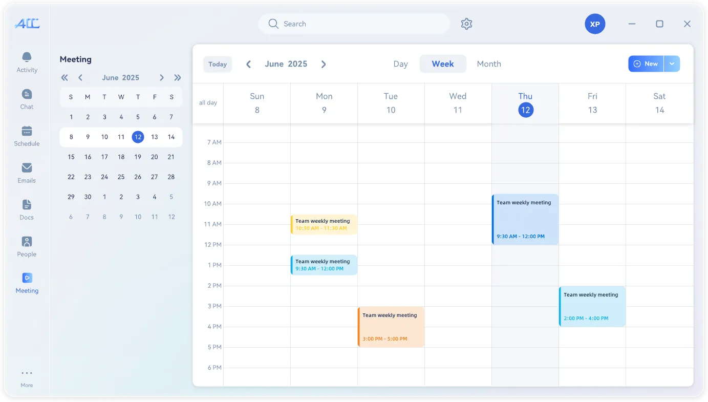 Device Calender Video Conference | Seeyon